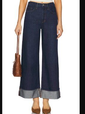 Favorite Daughter Jeans The Masha Super High Rise Wide Leg Belmont Wash Size 23